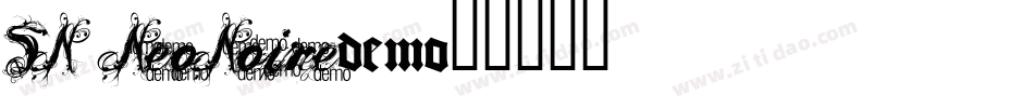 SN NeoNoire字体转换